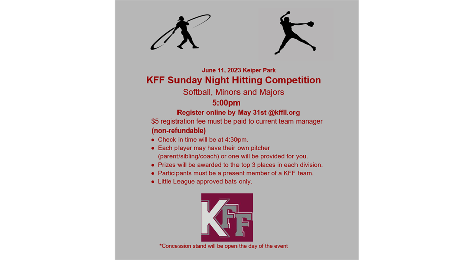 KFF Sunday Night Hitting Competition